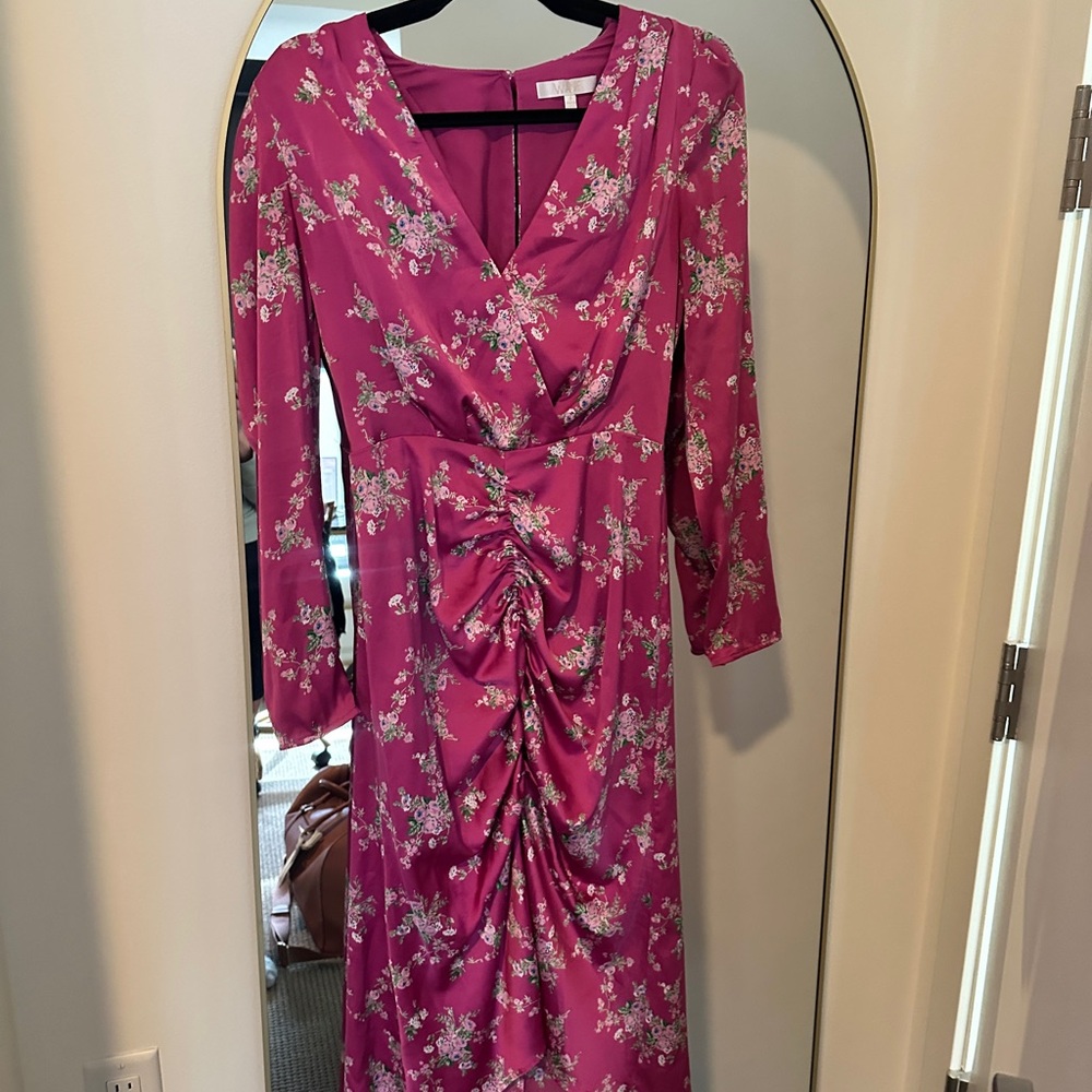 Wayf Floral Pink Dress - size small